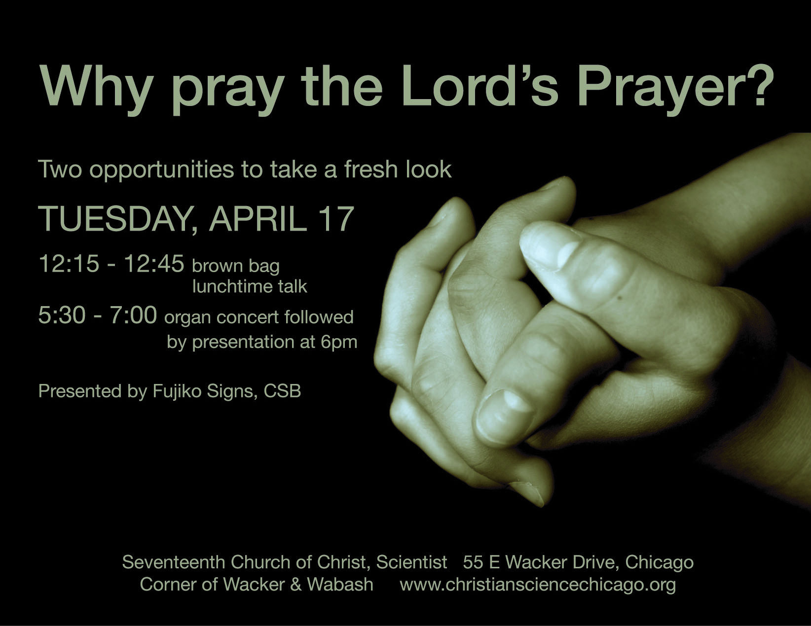 Sample prayer for a gathering