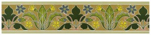 artnouveau floral border 1